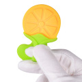 Wholesale Chewable Toddler Super Soft Soothing Newborn Sensory Eco Friendly Baby Mini Silicone Infant Teething Toy Fruit Teether